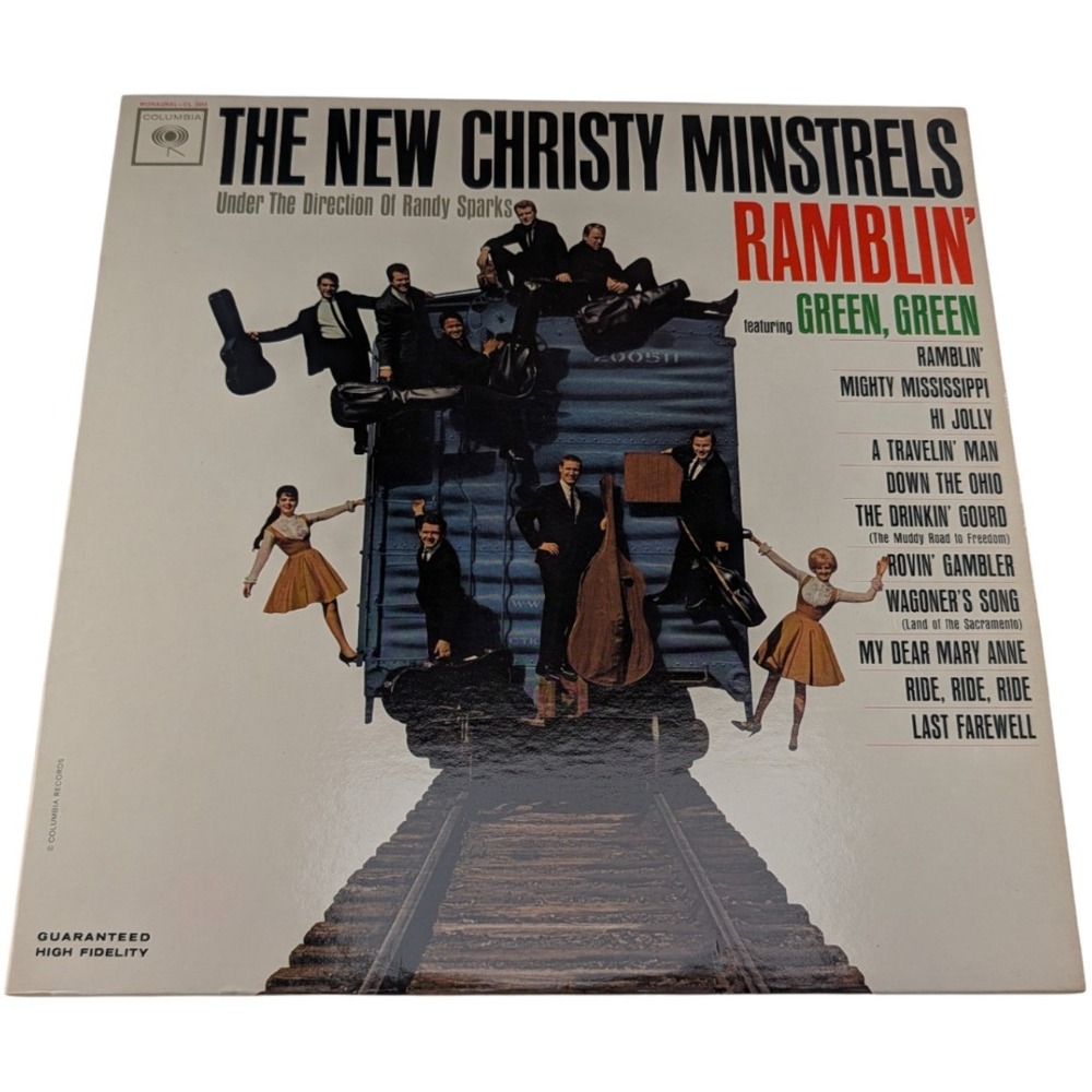 New Christy Minstrels Ramblin Green Green LP Mono 1963 Columbia CL 2055 EX/VG